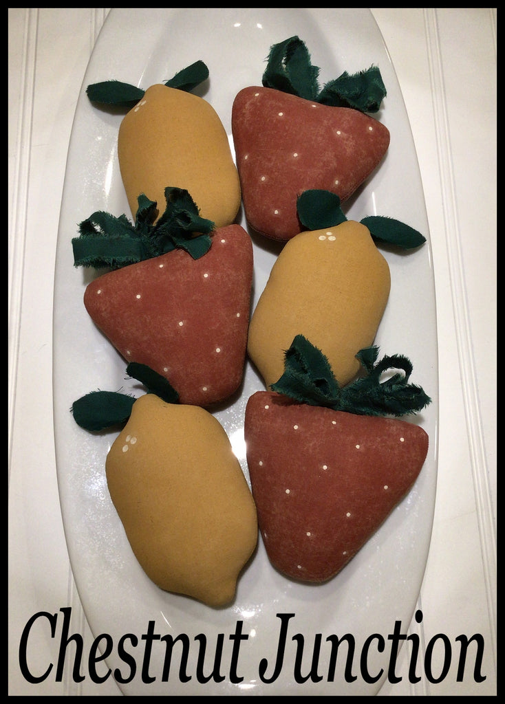 Lemons and Strawberries ePattern