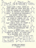 Military Mom Prayer Embroidery ePattern