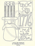 Uncle Sam Sampler Embroidery ePattern