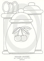 Redwork Canisters Embroidery ePattern