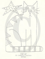 Star Cat Embroidery ePattern
