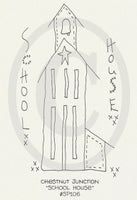 School House Embroidery Epattern