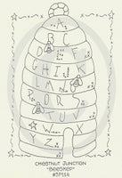 Beeskep Embroidery Epattern