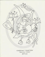 Broom Ride Embroidery Epattern