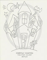 Haunted House Embroidery Epattern