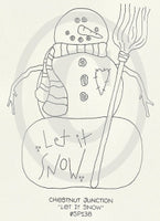 Let It Snow Embroidery Epattern