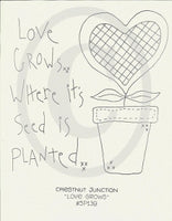 Love Grows Embroidery Epattern