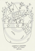 Bowl of Stars Embroidery Epattern