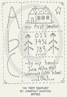 My First Sampler Embroidery Epattern