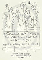 Prim Acre Farms Embroidery Epattern