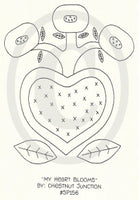 My Heart Blooms Embroidery Epattern