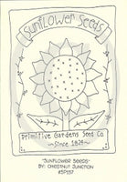 Sunflower Seeds Embroidery Epattern