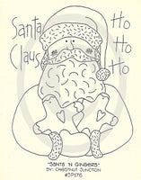 Santa 'N Gingers Embroidery Epattern