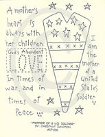 Mother Of A U.S. Soldier Embroidery ePattern