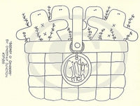 Basket Of Gingers Embroidery ePattern