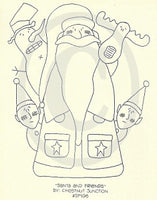 Santa and Friends Embroidery ePattern