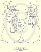 Snow In Love Embroidery ePattern