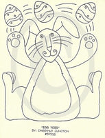 Egg Toss Embroidery ePattern