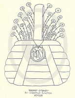 Basket Of Tansy Embroidery ePattern