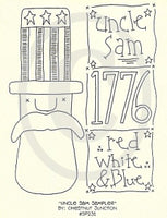 Uncle Sam Sampler Embroidery ePattern