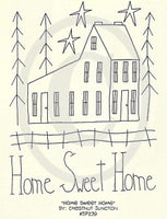 Home Sweet Home Embroidery ePattern