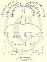 Climb The Tree Embroidery ePattern