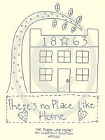 No Place Like Home Embroidery ePattern