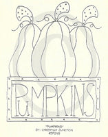Pumpkins Embroidery ePattern