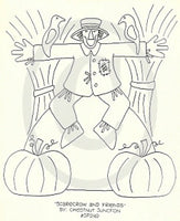 Scarecrow and Friends Embroidery ePattern