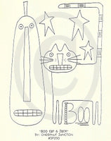 Boo Cat and Jack Embroidery ePattern