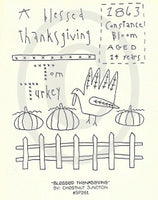 Blessed Thanksgiving Embroidery ePattern