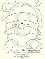 Chimney Santa Embroidery ePattern