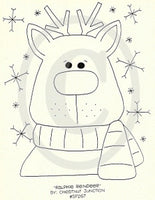 Ralphie Reindeer Embroidery ePattern