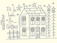 Home For Christmas Embroidery ePattern