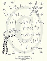 Winter Winter Embroidery ePattern