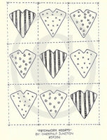 Patchwork Hearts Embroidery ePattern