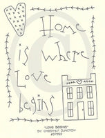Love Begins Embroidery ePattern