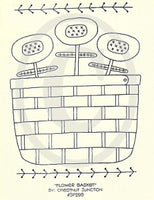 Flower Basket Embroidery ePattern
