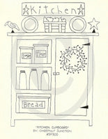 Kitchen Cupboard Embroidery ePattern