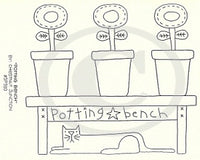 Potting Bench Embroidery ePattern