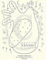 Chicken Sampler Embroidery ePattern