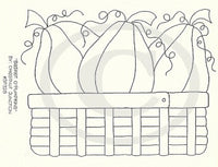 Basket Of Pumpkins Embroidery ePattern