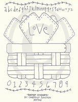 Basket Of Hearts Embroidery ePattern