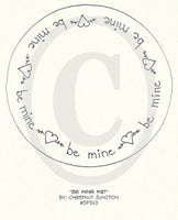 Be Mine Mat Embroidery ePattern