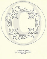 Crows and Stars Mat Embroidery ePattern
