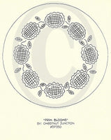 Prim Blooms Mat Embroidery ePattern