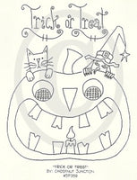 Trick or Treat Embroidery ePattern