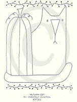 Autumn Cat Embroidery ePattern