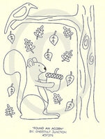 Found An Acorn Embroidery ePattern