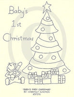 Baby's First Christmas Embroidery ePattern